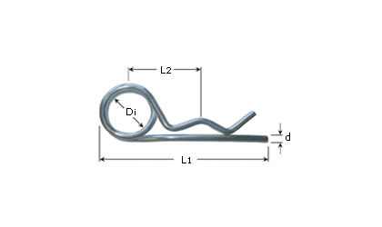 Technical drawing - Double hairpin splits