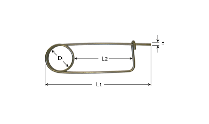 Technical drawing - Lock pins